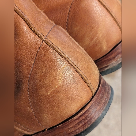 Classic Tan Leather Boots - Picture 3 of 10